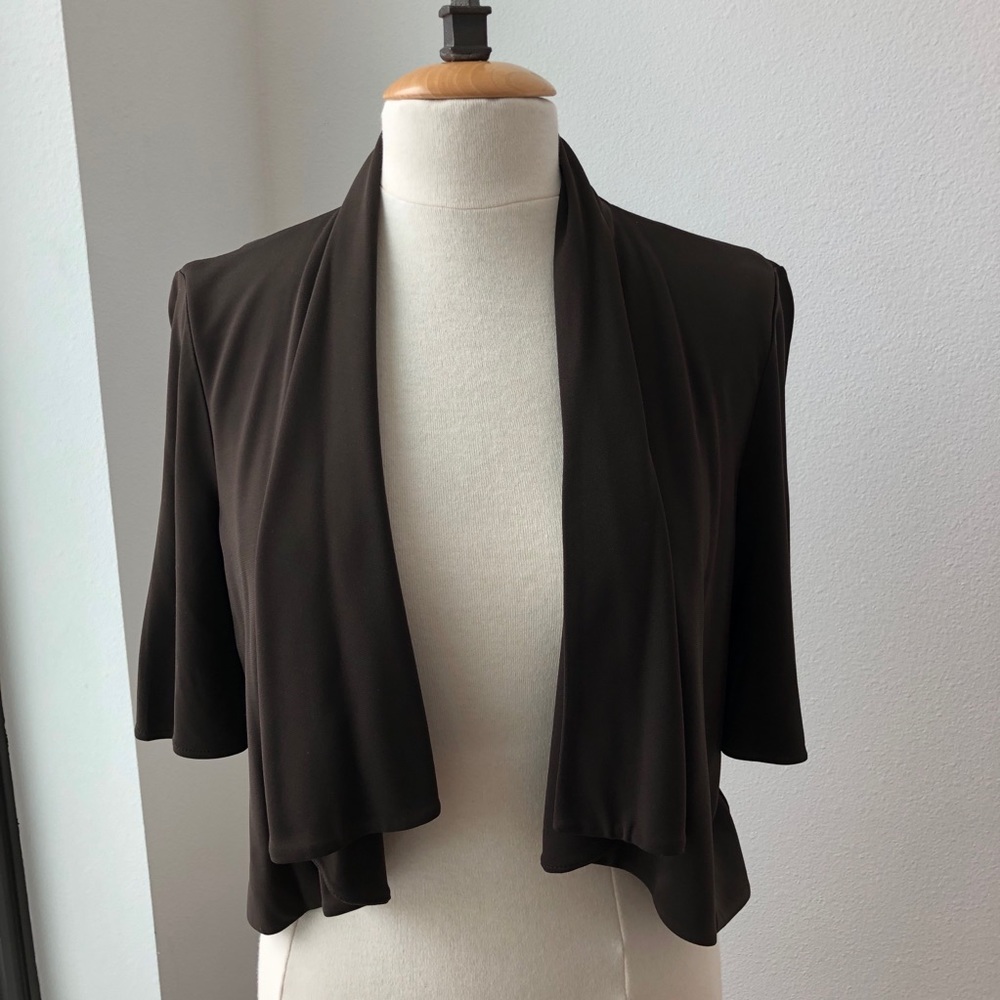 Ann Taylor brown bolero